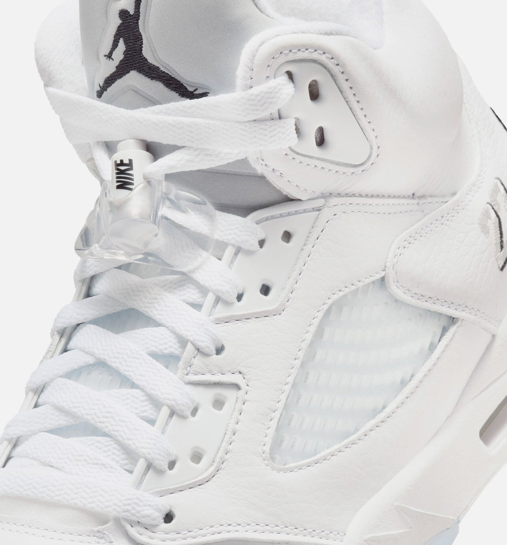 Air Jordan 5 Retro OG White Metallic – Men's Lifestyle Shoe | White/Metallic Silver/Black