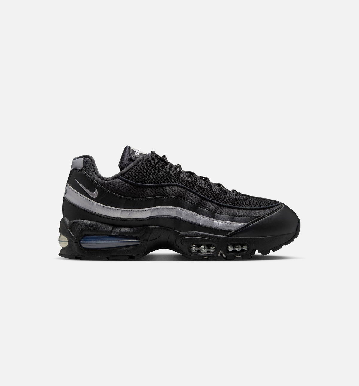 Air Max 95 Big Bubble OG Reflective Accents Men's Lifestyle Shoe – Black/White/Metallic Silver