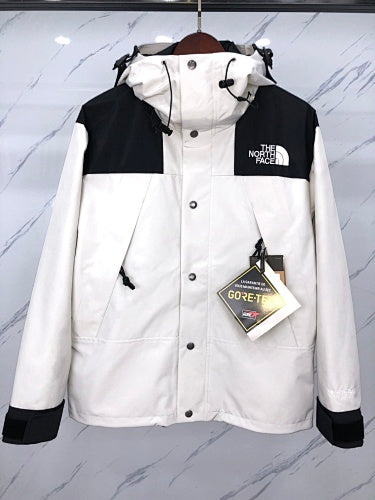 The North Face White Black GORE-TEX Mountain Jacket Waterproof Shell