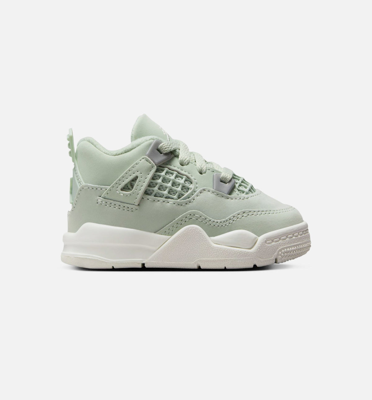 Air Jordan 4 Retro Abundance Infant/Toddler Lifestyle Shoe – Seafoam/Sail/Metallic Silver