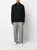 Fred Perry logo-embroidered zip-up jumper