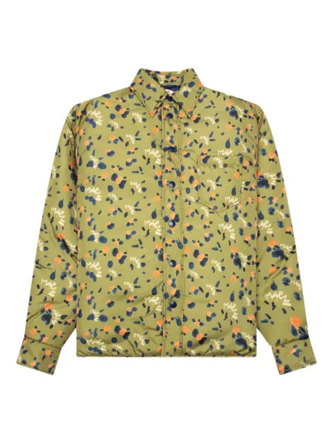 Marni floral-print shirt jacket
