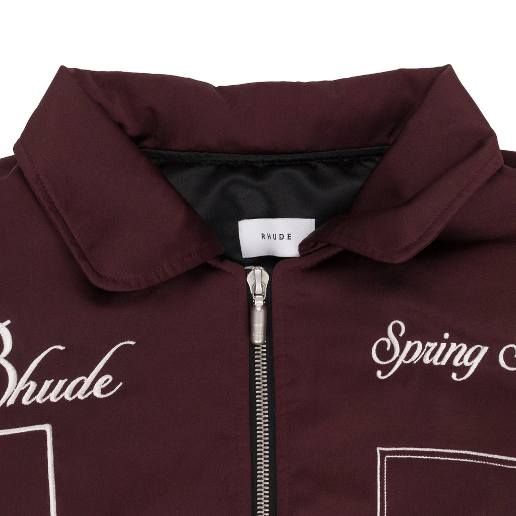 MAROON SIGNAL BOMBER
