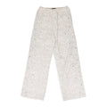 WHITE CASHEW BLOSSOM PEARL SWEATPANTS