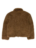 BIRTH OF ROYAL CHILD floral-motif suede jacket