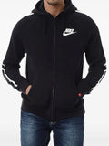 Nike logo-print full-zip hoodie