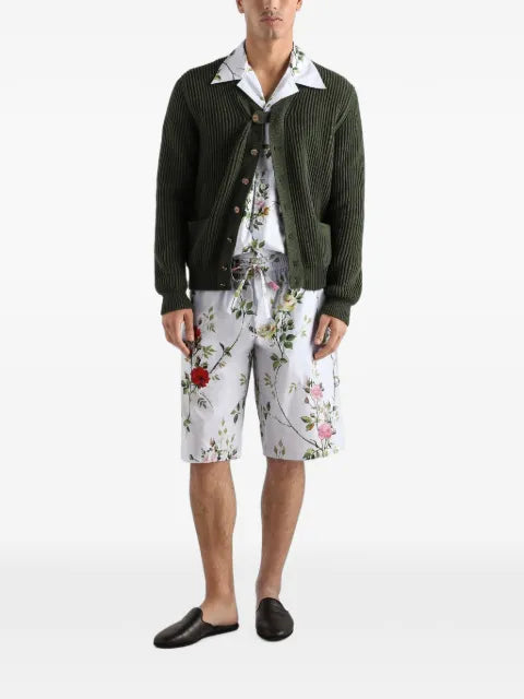 Dolce & Gabbana English rib-knit cardigan