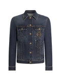 Dolce & Gabbana denim jacket with logo patch
