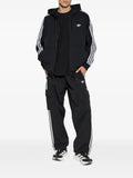 adidas three-stripe zip-up hoodie