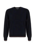Thom Browne merino wool RWB rib stitch pullover