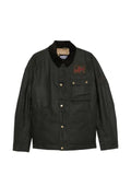 Barbour International Steve McQueen logo-patch padded jacket