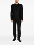 BOSS textured single-breasted blazer