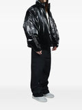 ESSENTIALS logo-print puffer jacket