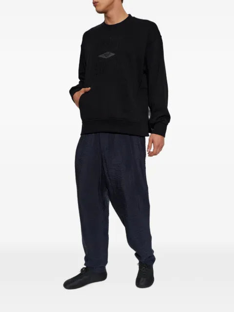 Emporio Armani embroidered-logo sweater