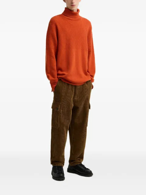 Barbour ribbed-knit roll-neck sweater