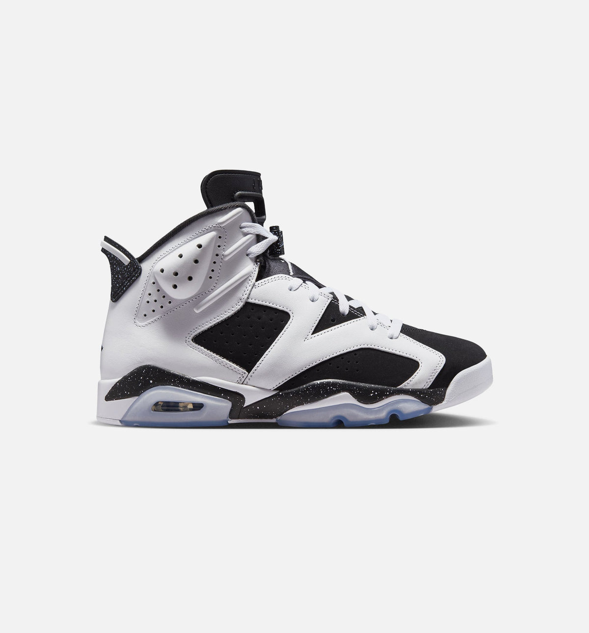 Air Jordan 6 Retro Black and White Men's Lifestyle Shoes - Black/White