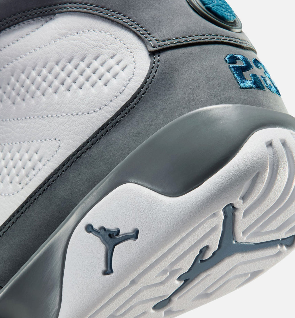 Air Jordan 9 Retro Flint – Men's Lifestyle Shoe | White/French Blue/Flint Grey