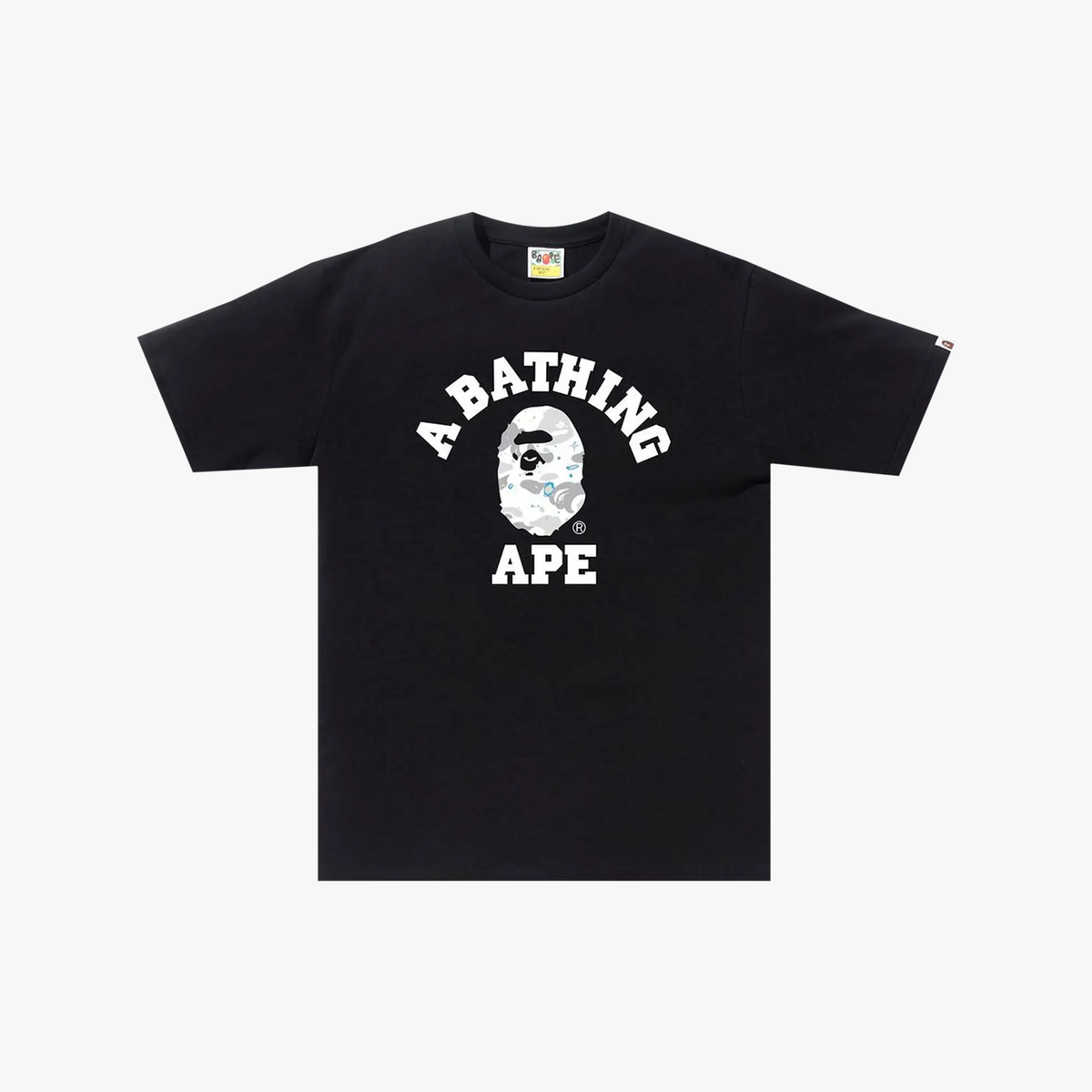 BAPE Space Camo College Tee Black
