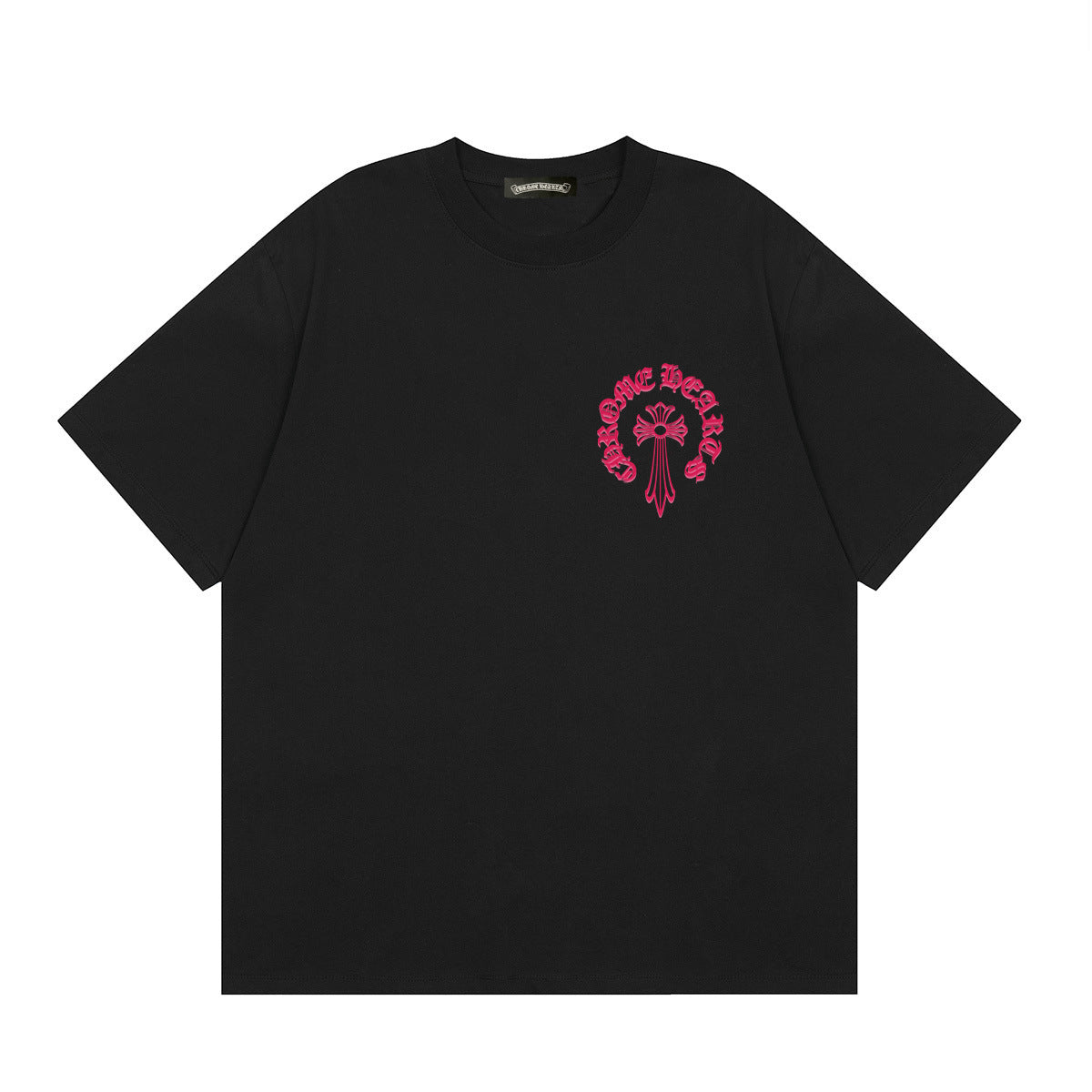 Chrome Hearts Multi‑Cross Horseshoe Graphic Oversized Tee Streetwear