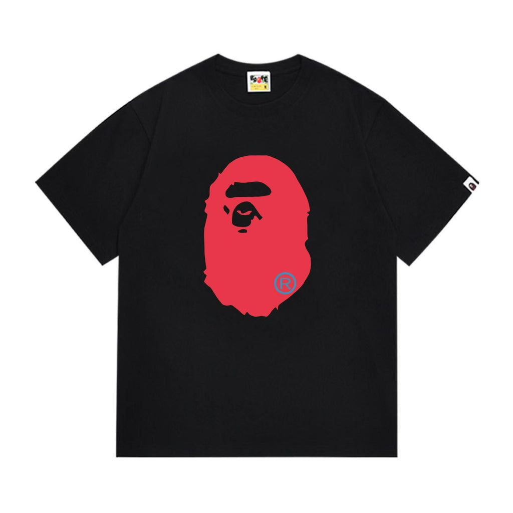 BAPE Ape Head Graphic Print Loose Unisex Streetwear T-Shirt