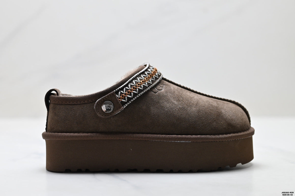 UGG Tazz Shearling Platform Slip-Ons