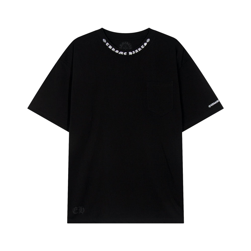 Chrome Hearts Sanskrit Letter Print Pocket T-Shirt