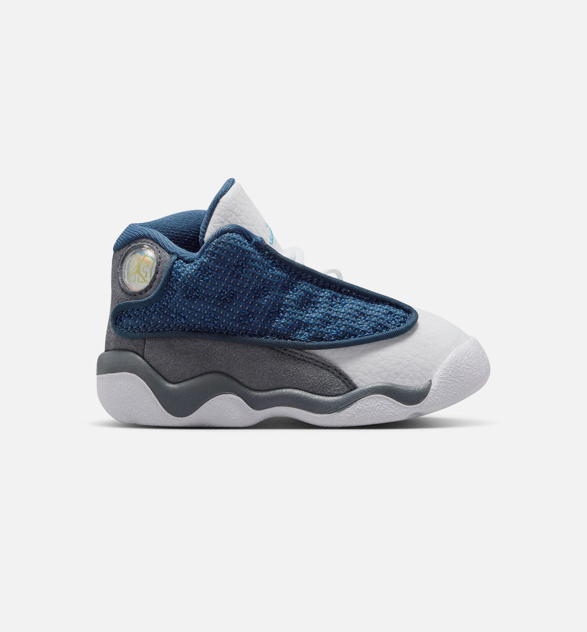 Air Jordan 13 Retro Navy and Flint Grey Infant/Toddler – Navy/University Blue/Flint Grey/White