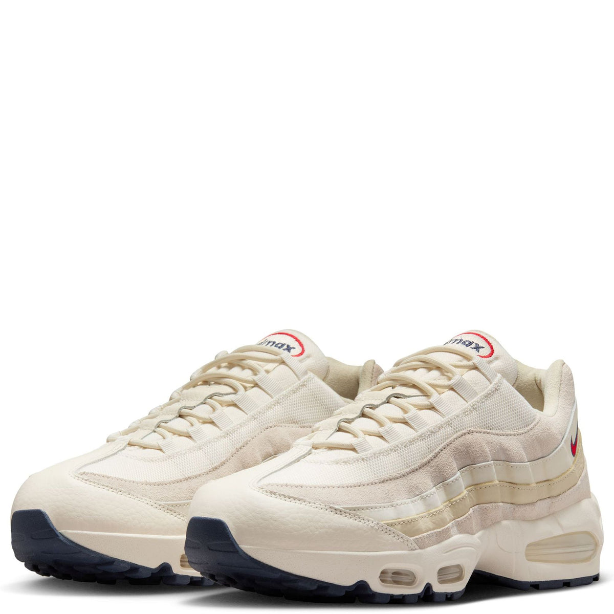 Men's Nike Air Max 95 OG PRM Pale Ivory/University Red (IH4378 110)