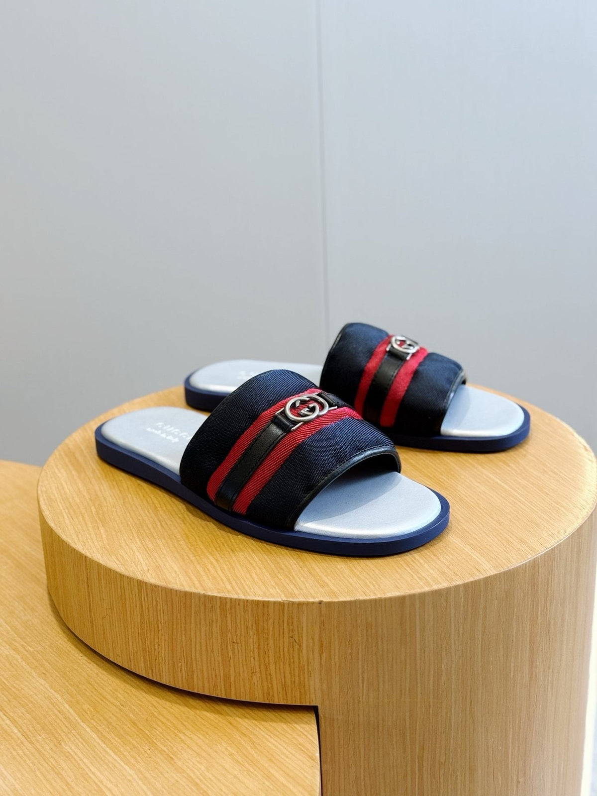 Gucci Interlocking G Slide Sandals